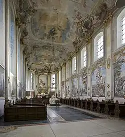 Intérieur de l'église Saint-Gerlac.
