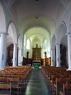 intérieur de l'église.