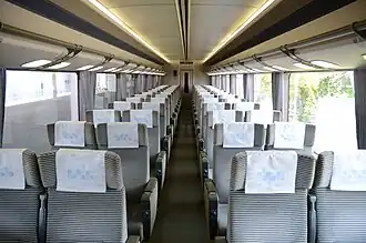 Intérieur de la classe standard.