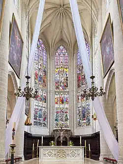 Détail des vitraux.