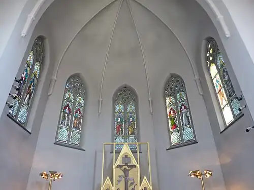 Les vitraux.