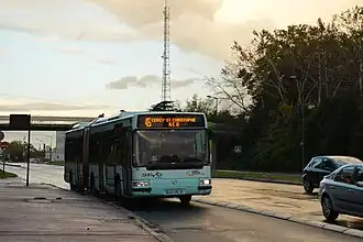 Irisbus Agora L à Cergy, sur la ligne 45.