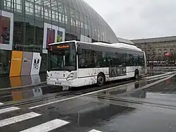 Un Irisbus Citelis 12 devant la gare centrale.