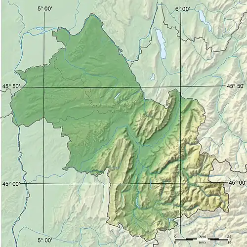 (Voir situation sur carte : Isère)