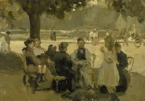 Dans le bois de Boulogne, vers 1906Rijksmuseum Amsterdam.