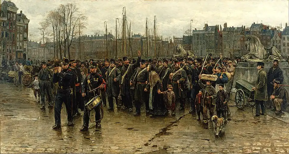 Passage des troupes coloniales, 1883-1884Rijksmuseum Amsterdam.