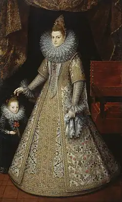 Isabelle-Claire-Eugénie, 1598-1600Palais de Kensington