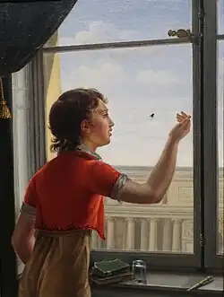 L'Attrapeur de mouches, 1808, Notre Dame, Raclin Murphy Museum of Art&nbsp;(en), université de Notre-Dame.