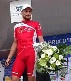 Adrien Petit, coureur le plus combatif.