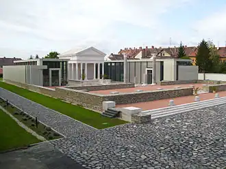 Reconstitution de l'Iseum.