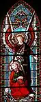 Vitrail de saint Pierre aux liens datant de 1871.