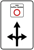 Signal de pré-avis italien d'une zone de trafic limité. Conforme au ZTL du 28 juin 2019 (Ministério das Infraestruturas e Transportes).