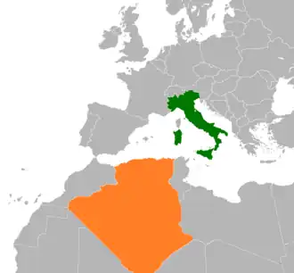 Italie et Algérie