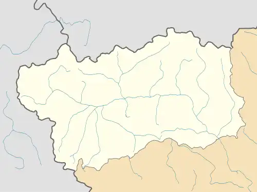 Voir sur la carte administrative de Vallée d'Aoste