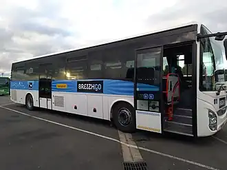 Un Crossway réseau BreizhGo des Côtes-d'Armor.