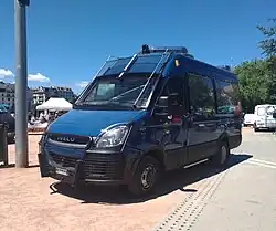 Iveco de la Brigade de sécurité publique (BSP)