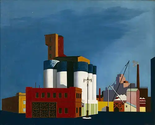 J. Francis Criss - Waterfront - Detroit Institute of Arts