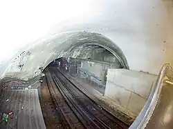Voûte des Cagnards à la station Châtelet – Pont au Change.
