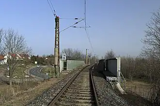 Image illustrative de l’article Ligne de Mersebourg à Halle-Nietleben