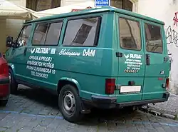 Arrière du Peugeot J5 deuxième phase.