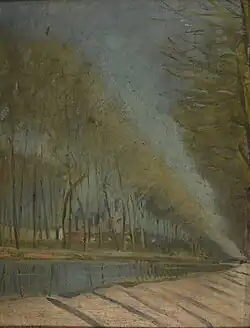 Paul Jamot, Bords du canal à Reims, 1894, musée des Beaux-Arts de Reims
