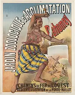 Exposition de Dahoméens.