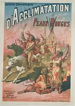 Exposition d'Amérindiens.