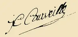 signature de Jean-Claude Courveille