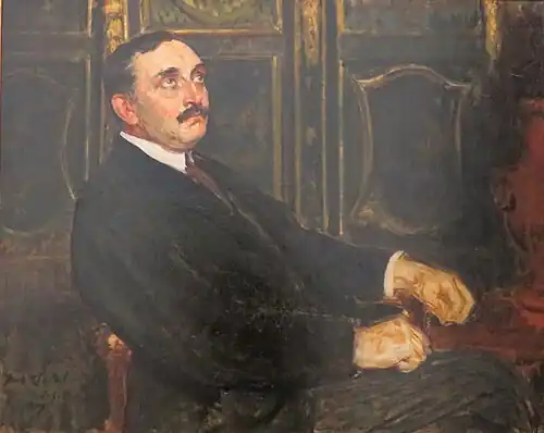 Portrait de Paul Claudel par Jacques-Émile Blanche (1919, musée des Beaux-Arts de Rouen).