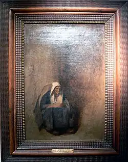 Le tableau avec son encadrement.