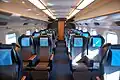 Intérieur de la Green car d'un Shinkansen E6