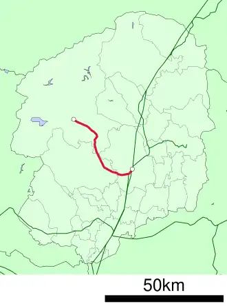 Voir la carte de la ligne.