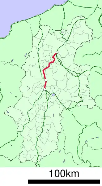 Voir la carte de la ligne.