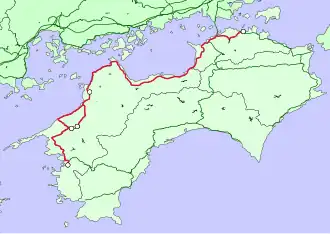 Voir la carte de la ligne.