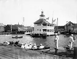 Le clubhouse de Newport en 1890.