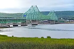 Le pont vu de Campbellton
