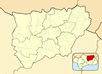 Voir sur la carte administrative de province de Jaén