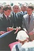 Inauguration du Compa en 1990.