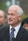 Jack Layton, chef du Nouveau Parti démocratique du Canada.
