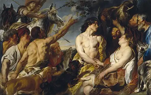 Jacob Jordaens, Méléagre et Atalante, 1620-1650, musée du Prado