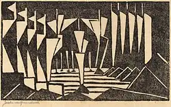 Jacoba van Heemskerck van Beest, Voiliers stylisés, 1915, NGA 153663 National Gallery of Art