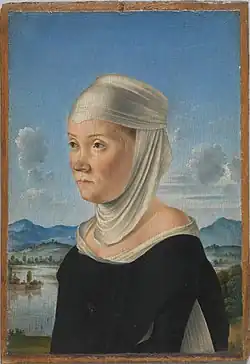 Portrait d'une religieuse ?(1485-1495)Metropolitan Museum.