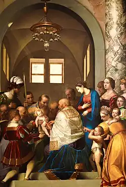 Jacopo Ligozzi, Circoncision, Dôme San Martino, Lucques, 1594