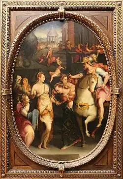 Alexandre le Grand recevant l'hommage de la famille de Darius, palazzo Vecchio.