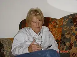 Description de l'image Jacqueline Veuve chez elle en septembre 2010.jpg.