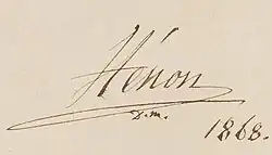 signature de Jacques-Louis Hénon