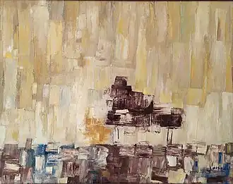 l'Orchestre  (1958). (36&nbsp;×&nbsp;52&nbsp;cm)