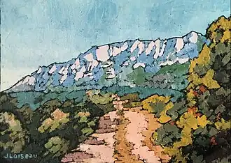 Tout Droit vers Elle  (1993). (33&nbsp;×&nbsp;46&nbsp;cm)