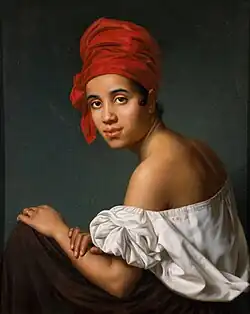 Créole en turban rouge, vers 1840, La Nouvelle-Orléans, The Historic New Orleans Collection&nbsp;(en).