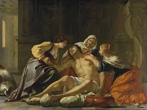 Saint Sebastien soigné par Irène (1630-1638)Rijksmuseum Amsterdam.